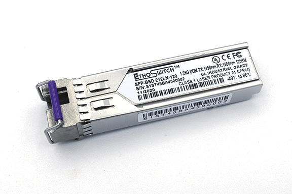 Industrial 1G BIDI SM SFP - LC Female UPC - DMMI 1310/1550 μM - 120km