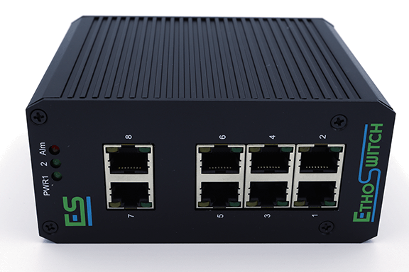 Rugged, Industrial 8 Port 1G Ethernet Switch